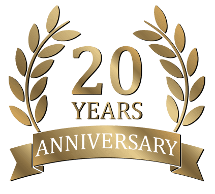 20 Year Anniversary badge